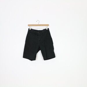 Lee Relaxed Fit Black Cargo Shorts